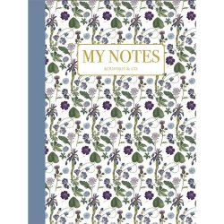 Koustrup&Co. - Noteshfte Bl Floral Mnster
