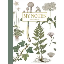 Koustrup&Co. - Noteshfte Grn Floral 