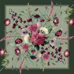 Jim Lyngvild - Silketrklde Blossom Garden 90x90 cm.