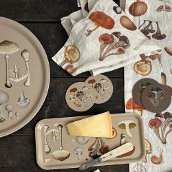 Koustrup &amp; Co - Bakke 32x15 cm - Flora Danica Svampem�nster