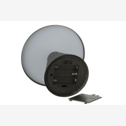 J-Line - LED Bordlampe Svamp Sort Metal/Jernarbejde 15x15x18,5cm.