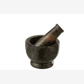 J-Line - Morter & St�der Marmor M�rkegr�n �: 10 H: 7,75 cm. 