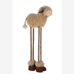 J-Line - Ko m/teleskop ben Brun/Beige H: 98 L: 44 B: 17 cm. 