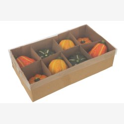 J-Line - Grskar i kasse st m/8 stk. Stentj, varierende strrelser eks. ml. B: 6 L: 7 H: 4,5 cm.