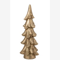 J-Line - Juletr Guld Poly H: 74 : 28 cm. 