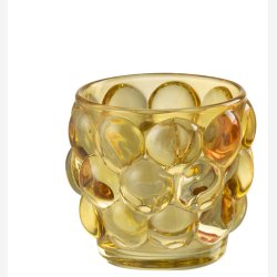 J-Line - Fyrfadsstage Glas 6 varianter 8x8x7cm.