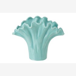 J-Line - Vase Turkisgr�n Porcel�n 24x13x19,5cm.