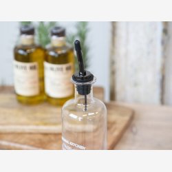 Chic Antique - Sknkeprop m/gummi prop, Sort rustfrit stl H: 11 : 3 cm. 