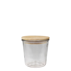 Chic Antique - Vallet Opbevaringsglas m. trlg H11,5/11 cm klar