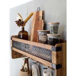 Chic Antique - Vallet Opbevaringsglas m. trlg H11,5/11 cm klar