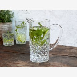 Chic Antique - Lorient Kande glas m/diamantudskring 1150 ml H: 22 L: 20 B: 11 cm. klar