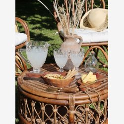 Chic Antique - Laon Rustikt Ovalt Fad m/hndtag L: 33 B: 18 cm. 