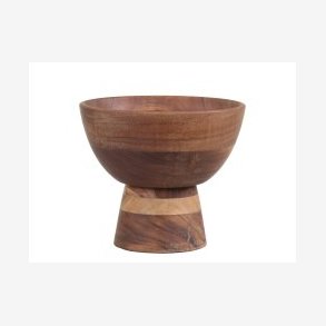 Chic Antique - Laon Skl p fod akacietr, H15/18 cm natur