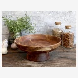 Chic Antique - Laon Skl p fod akacietr, H11/28 cm natur