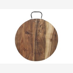 Chic Antique - Laon Rundt Tapasbrt Akacietr L: 47 B: 40 cm. 