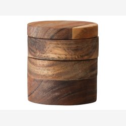 Chic Antique salt &amp; peber kar m/2 rum H: 10,5cm. 