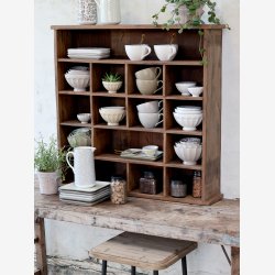 Chic Antique - Ars Tallerken m/mnster Verte L: 20 B: 20 cm. 