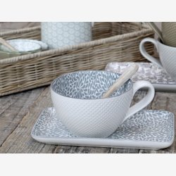 Chic Antique - Ars Kop m/mnster Gr 47 cl. H: 8 : 15 cm. 