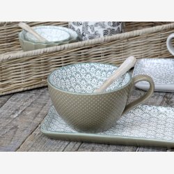 Chic Antique - Ars Kop m/mnster Verte 47 cl. H: 8 : 15 cm. 