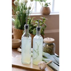 Chic Antique - Olie- Eddikeflaske m/sknkeprop H30 / 6,5cm.