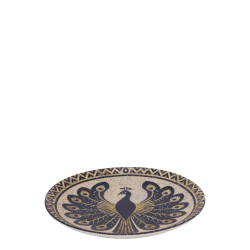 Chic Antique - Fad i mosaik m. p�fugl Beige/mocca H2/�16 cm.