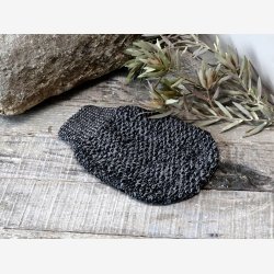 Chic Antique - ternel Badehandske Polyester, Bambus L: 21 B: 13,5 cm. Sort