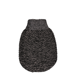 Chic Antique - ternel Badehandske Polyester, Bambus L: 21 B: 13,5 cm. Sort