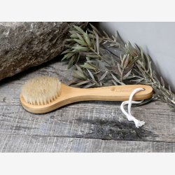 Chic Antique - ternel Badebrste Bomuld, Bambus, Naturhr H: 4 L: 28 B: 7 cm.