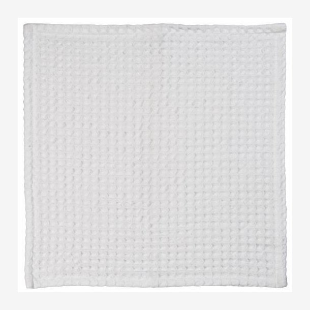 Ib Laursen - Klud Liseleje m/vaffelmnster hvid 3-pak B:32/L:32