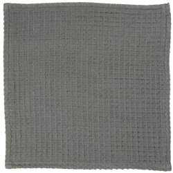 Ib Laursen - Klud Liseleje m/vaffelmnster antracit 3-pak B:32/L:32