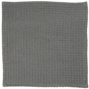 Ib Laursen - Klud Liseleje m/vaffelmnster antracit 3-pak B:32/L:32