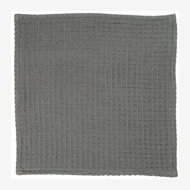 Ib Laursen - Klud Liseleje m/vaffelmnster antracit 3-pak B:32/L:32