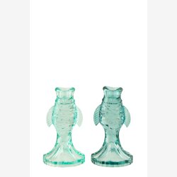 J-Line - Lysestage t/kronelys Fisk - Leveres Assorteret 1 stk. 