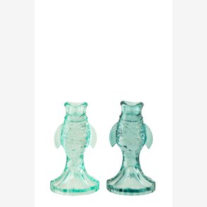 J-Line - Lysestage t/kronelys Fisk - Leveres Assorteret 1 stk. 