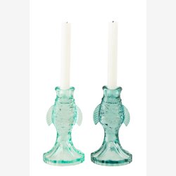 J-Line - Lysestage t/kronelys Fisk - Leveres Assorteret 1 stk. 