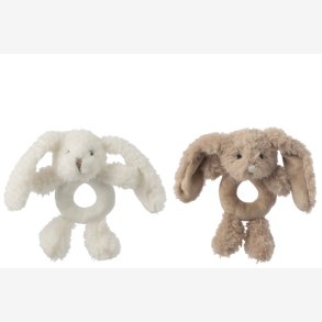 J-Line - Kanin rangle - Hvid eller Beige H: 15 cm. - Leveres assorteret