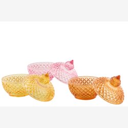 J-Line - Bonbonniere Glas H: 11 cm. - Leveres Assorteret