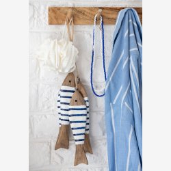 J-Line - Tr�fisk Bundt m/3 Stk. L: 31 cm. Hvid/Bl�/Tr�