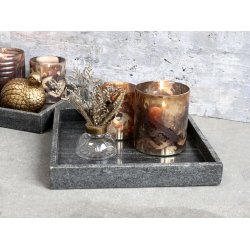 Chic Antique - Morlaix Bakke af marmor 30x30 cm