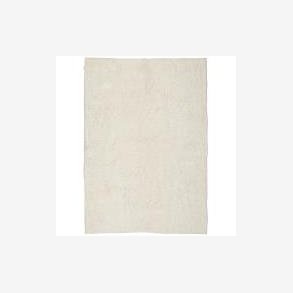 Ib Laursen - Gulvtppe Tuff off white m/lang luv B:120/L:180