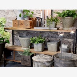 Chic Antique - Skjuler m/hank Jern m/zinkbelgning - Flere Strrelser