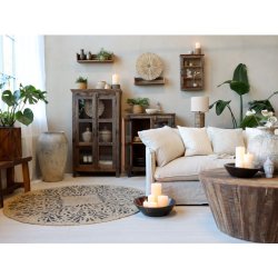 Chic Antique - Grimaud Plantekasse st af 3 H40/L37/B37 cm natur