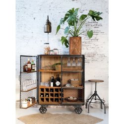 Chic Antique - Grimaud Plantekasse st af 3 H40/L37/B37 cm natur