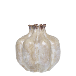 Chic Antique - Rennes Vase Grskar Facon : 19 H: 20 cm. Creme