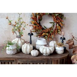 Chic Antique - Rennes Vase Grskar Facon : 19 H: 20 cm. Creme