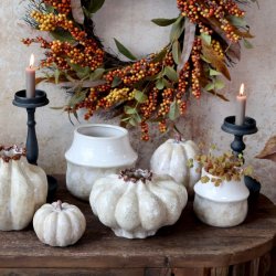 Chic Antique - Rennes Vase Grskar Facon H:13 : 20 cm. Creme