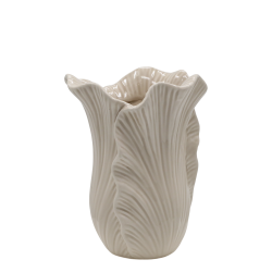 Chic Antique - Fayence Urtepotteskjuler m/blade Hr H: 19 : 14,5 cm.