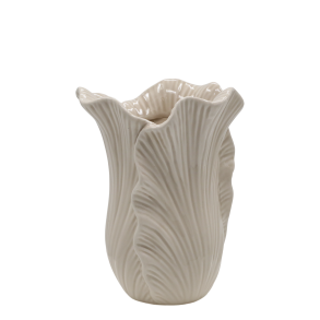 Chic Antique - Fayence Urtepotteskjuler m/blade Hr H: 19 : 14,5 cm.