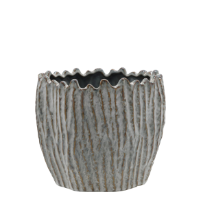 Chic Antique - Gaston Urtepotteskjuler m/mnster Opal H: 15 : 18 cm.