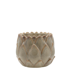 Chic Antique - Gaston Urtepotteskjuler m/blade Latte H: 10 : 13 cm. 